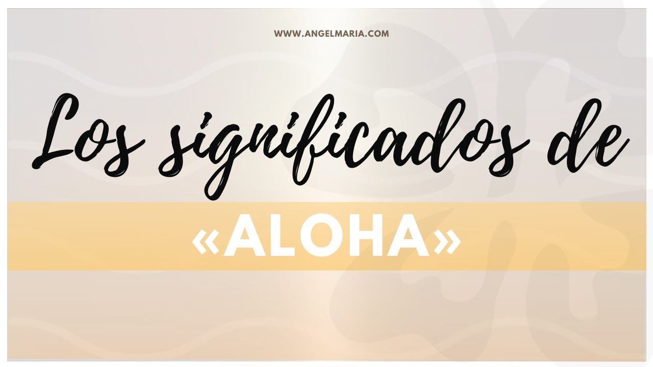 aloha lilo stitch significado