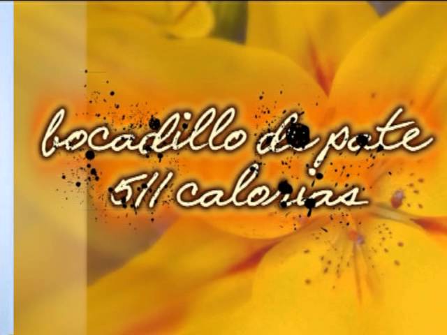 calorias bocadillo de tortilla