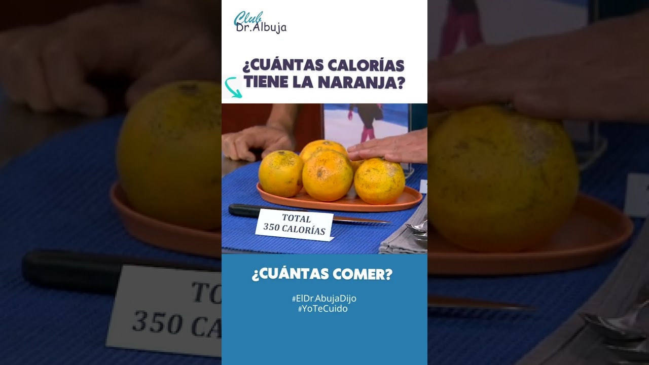 calorías zumo de naranja natural