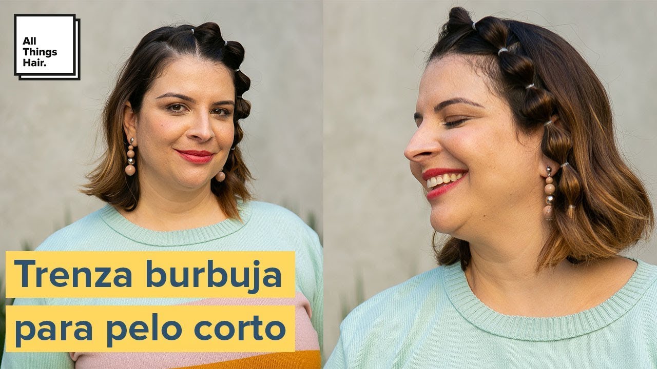 coleta burbujas pelo corto