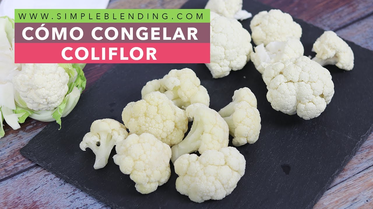 como conservar la coliflor en el congelador