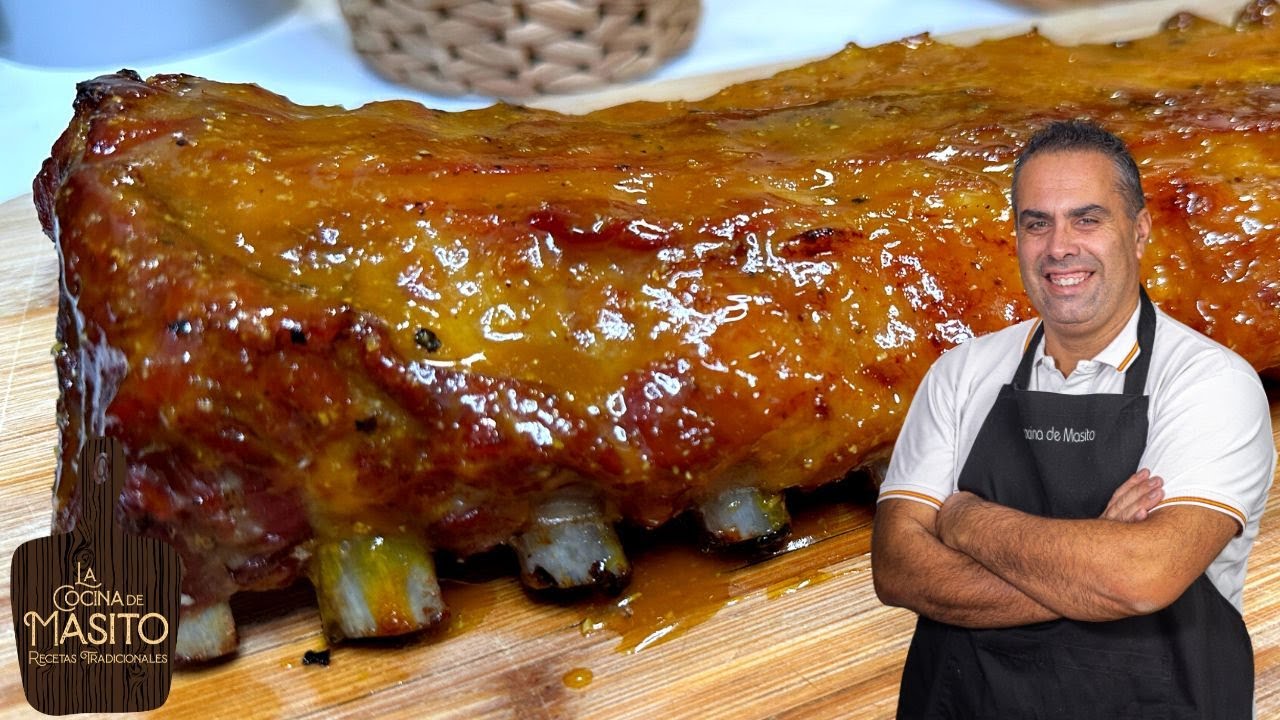 costillas a la miel tiernas