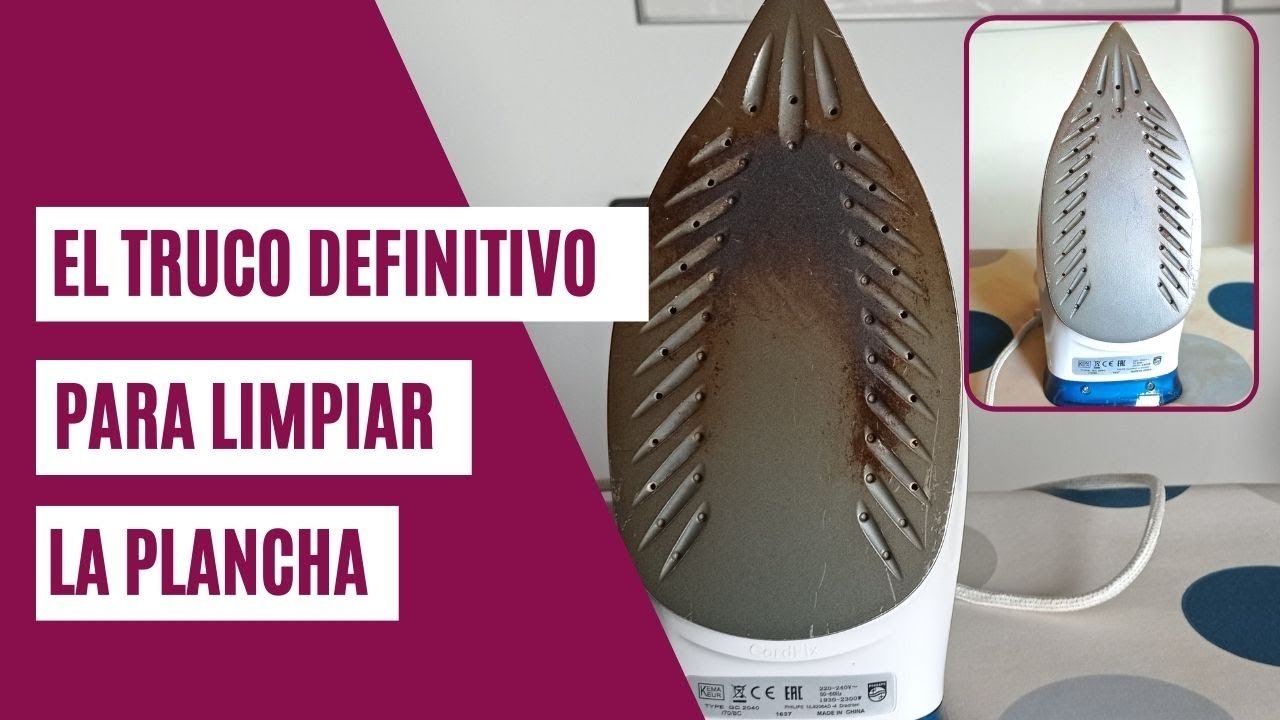 limpieza suela plancha