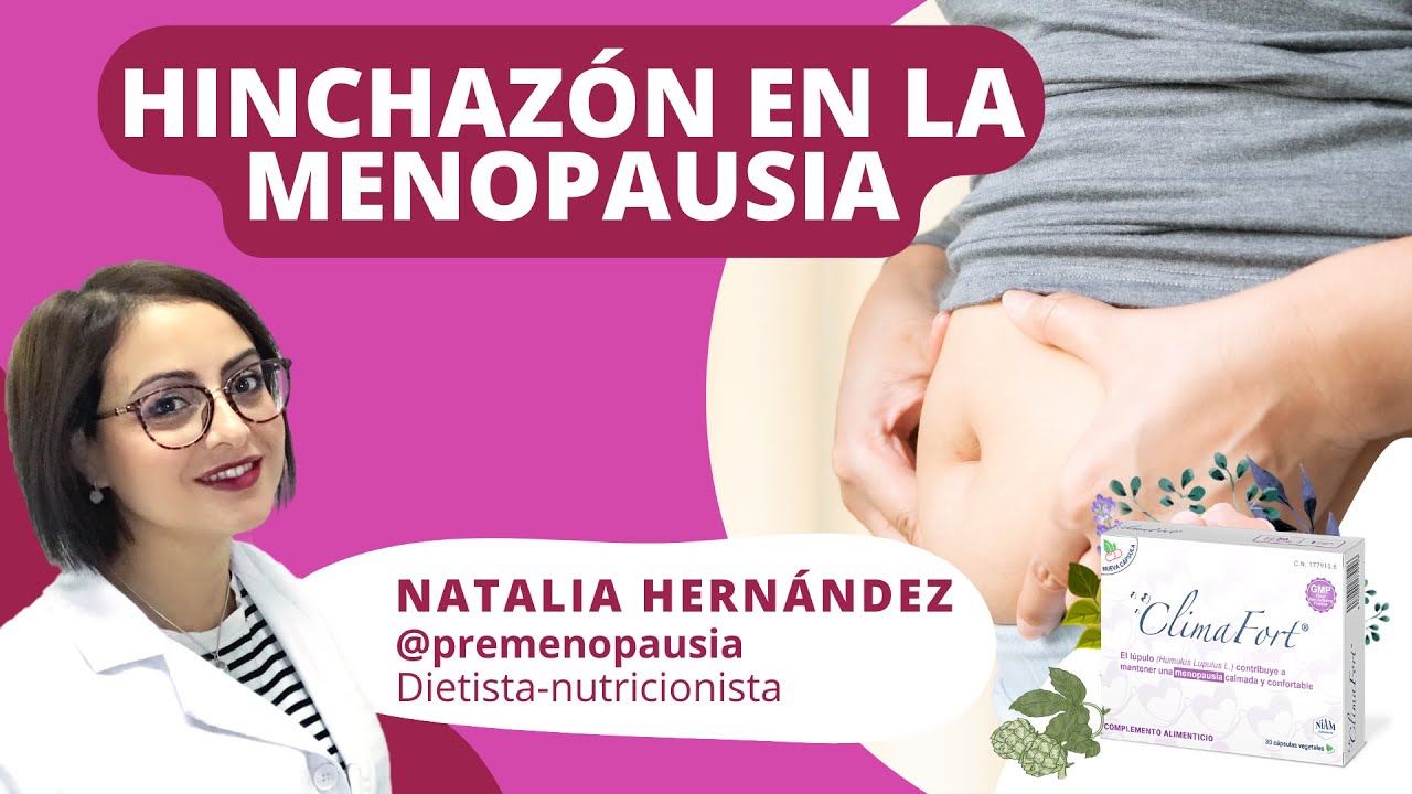 menopausia vientre hinchado