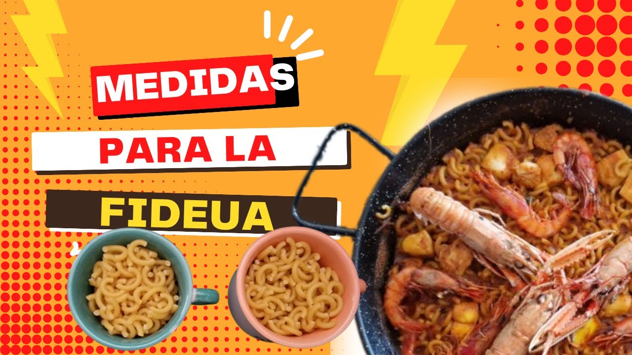 proporcion caldo fideos fideua