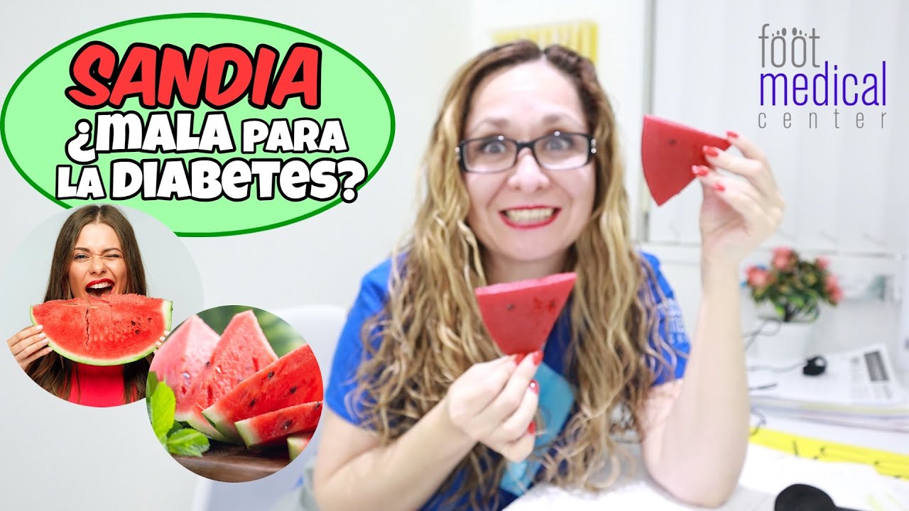 sandia azucar diabetes