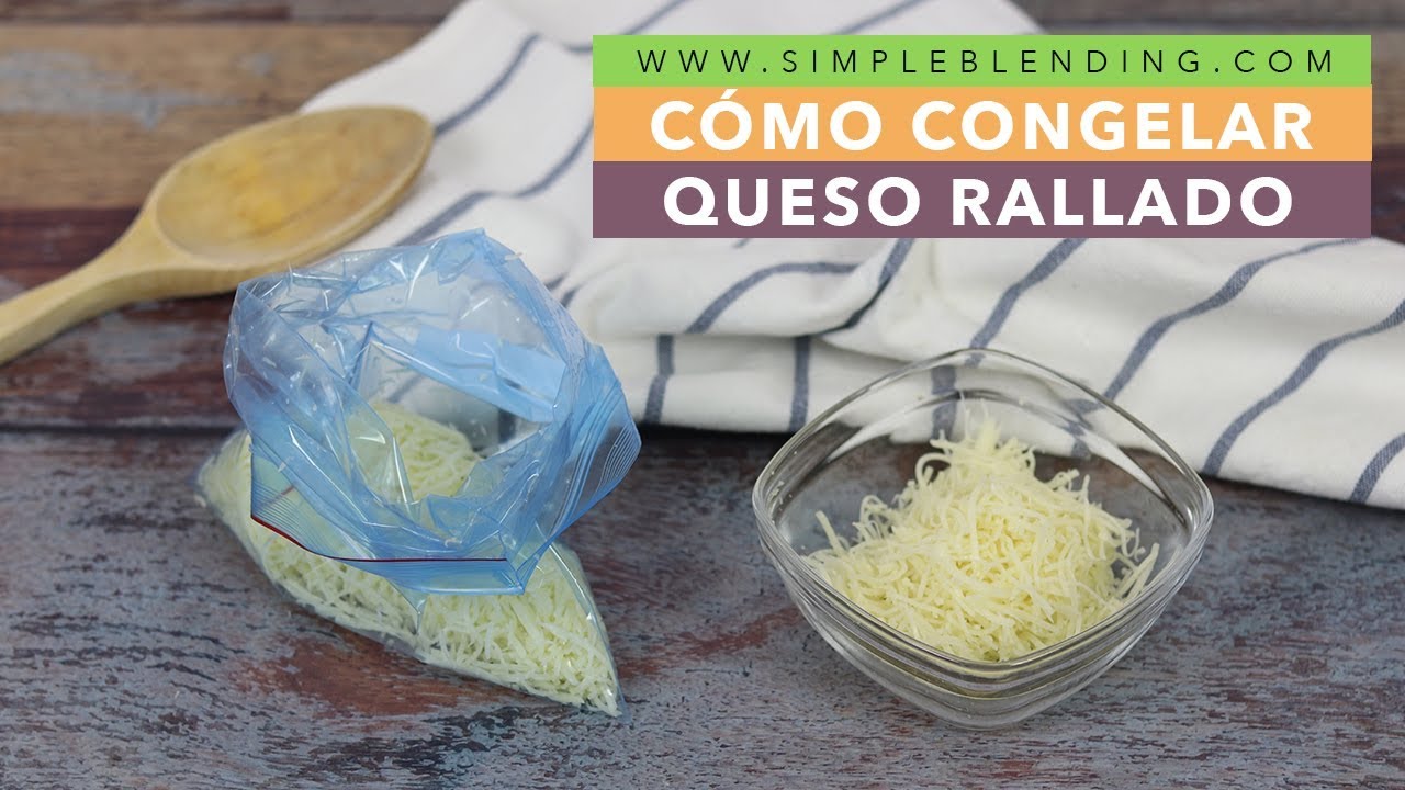 se puede congelar el queso rallado