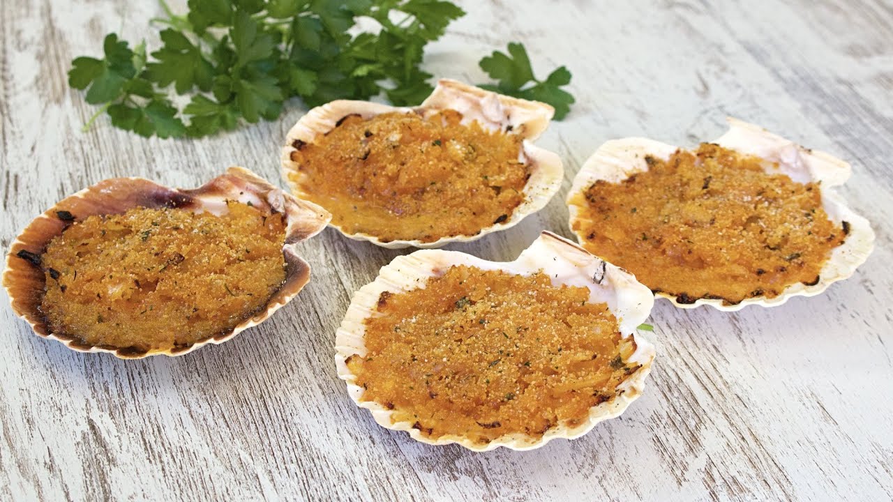vieira al horno