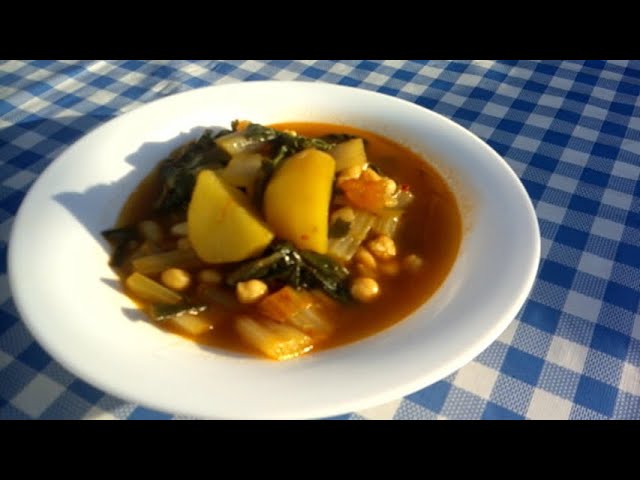 acelgas esparragadas receta
