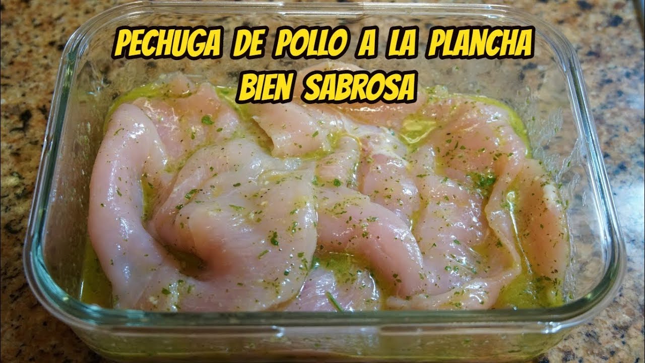 adobo para pechuga de pollo a la plancha
