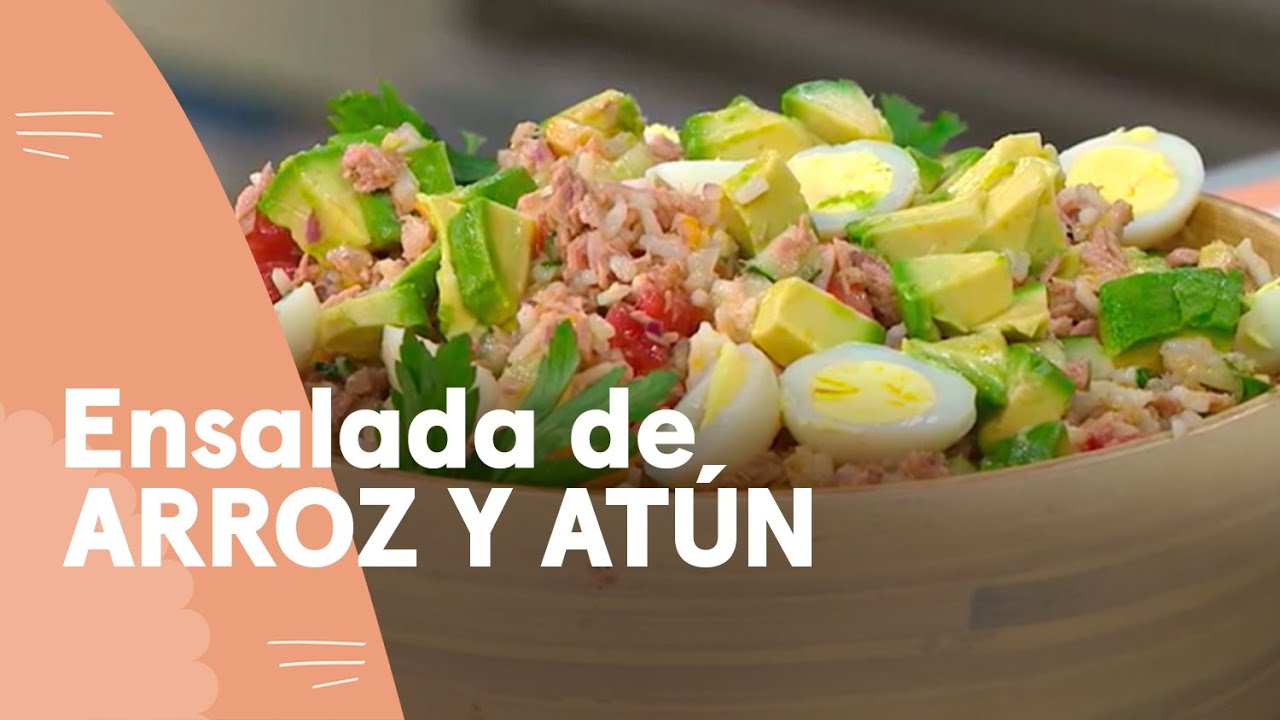 aliño para ensalada de arroz y atún