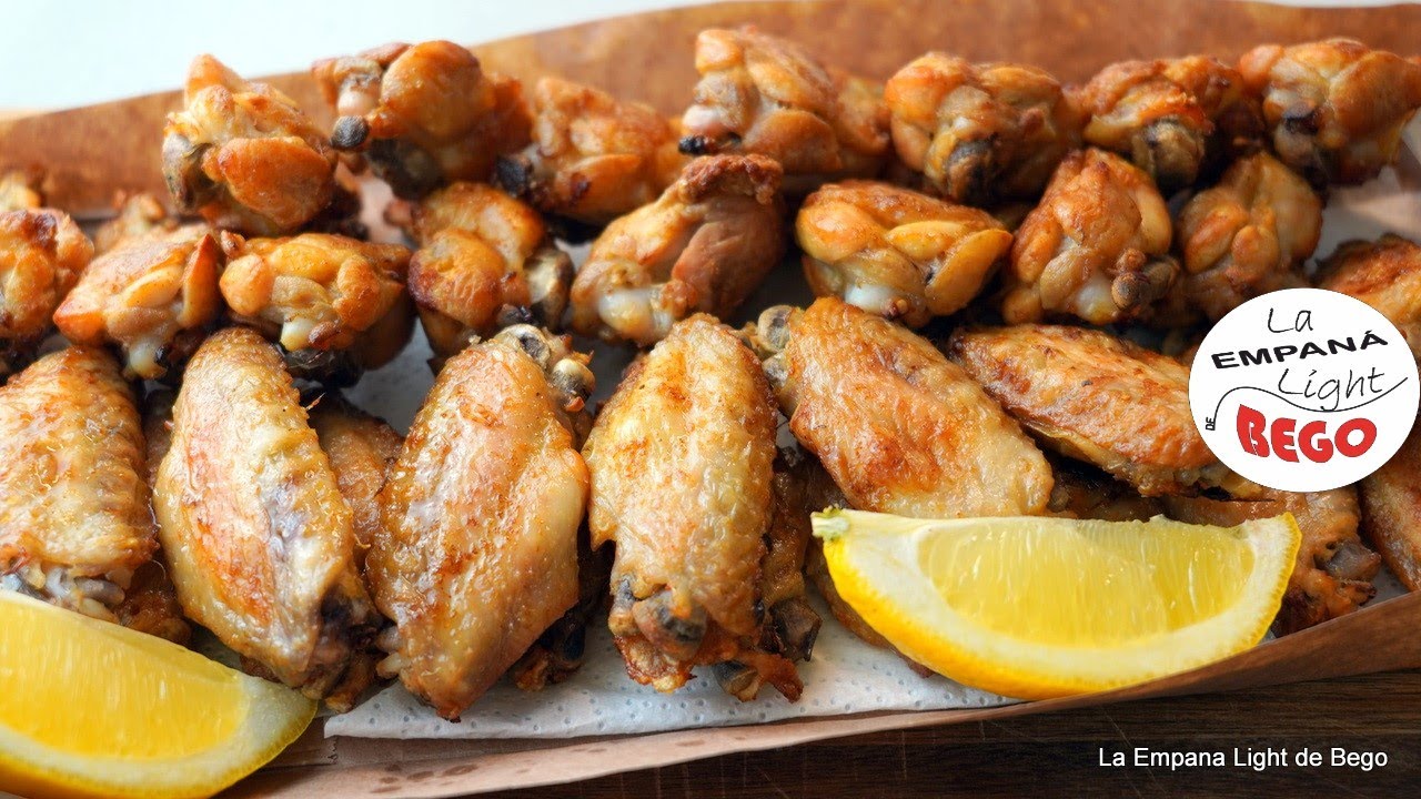 alitas de pollo con limon al horno