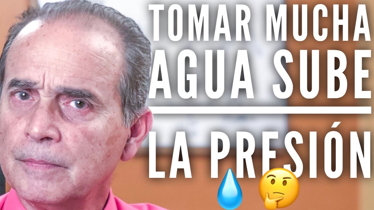 beber mucha agua sube la tension arterial