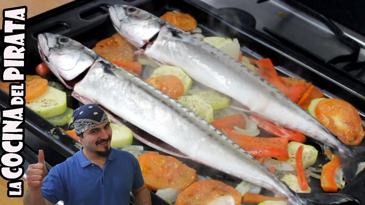 caballas al horno enteras