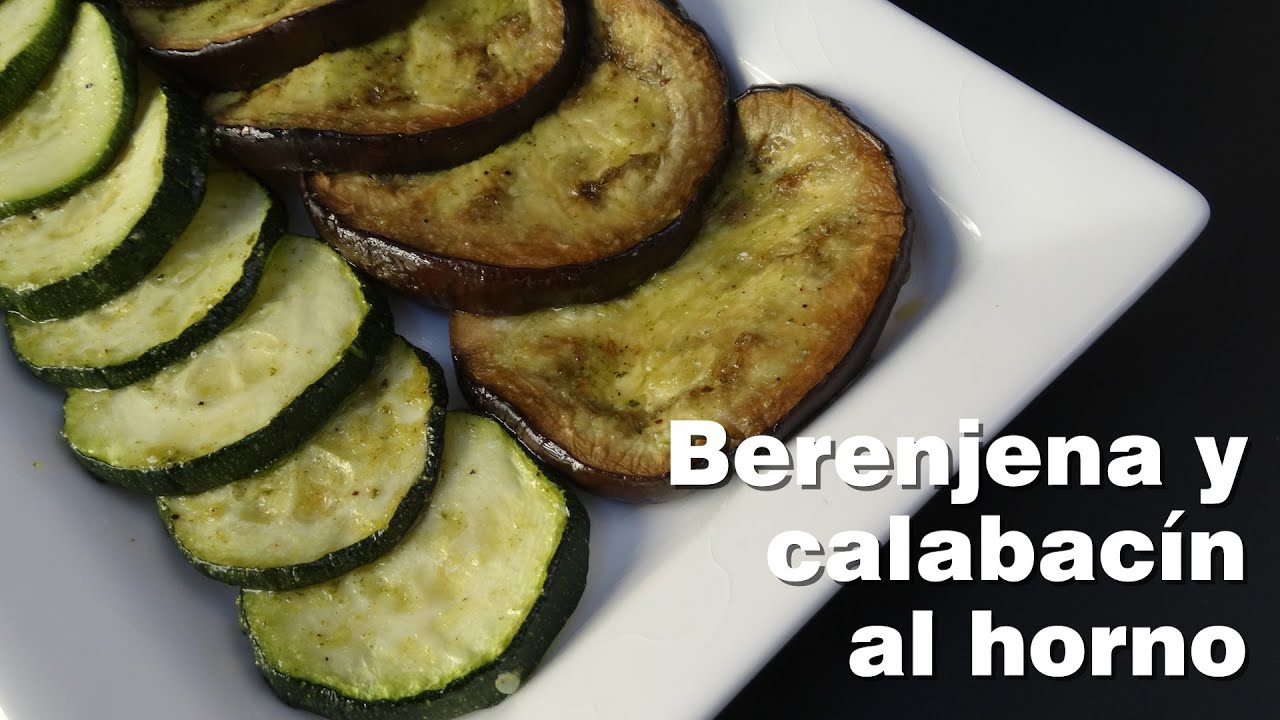 calabacin y berenjena al horno