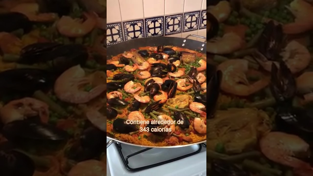 calorias paella de marisco