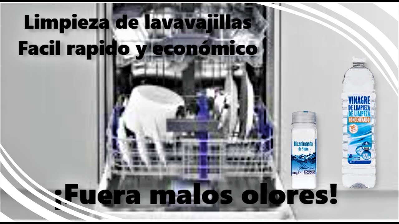 como quitar el mal olor del lavavajillas