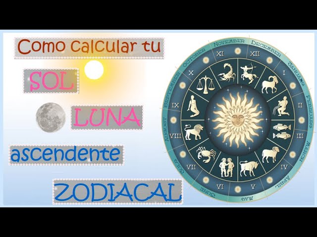 como saber tu luna sol y ascendente
