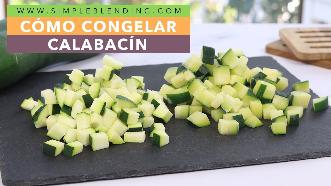 congelar calabacin