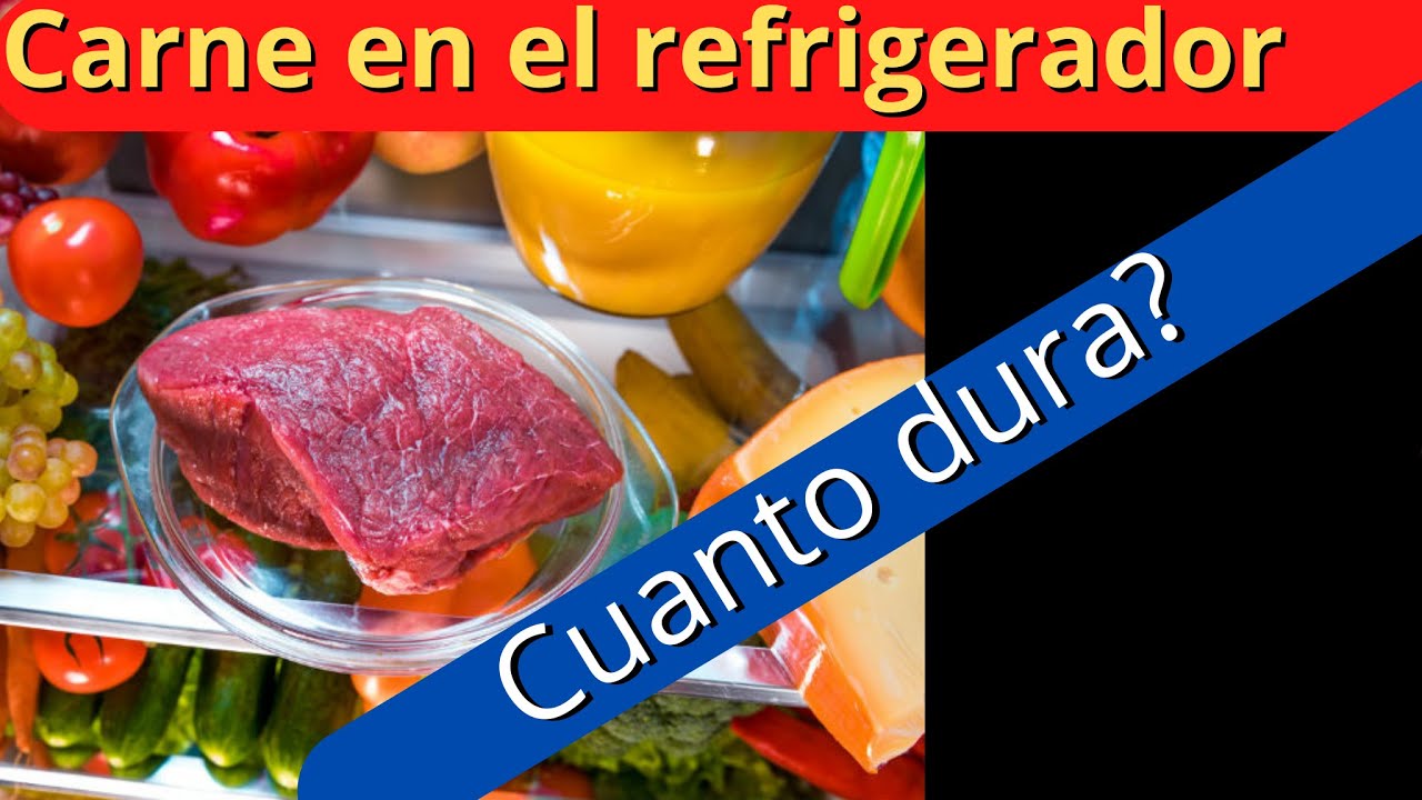 cuanto dura la carne de cerdo descongelada en el refrigerador