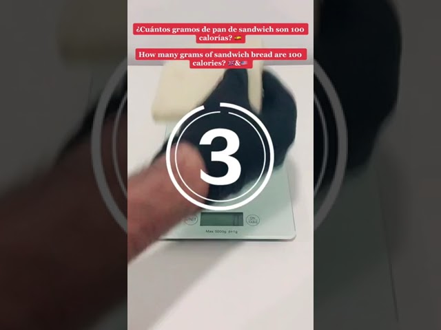 cuanto son 100 g de pan