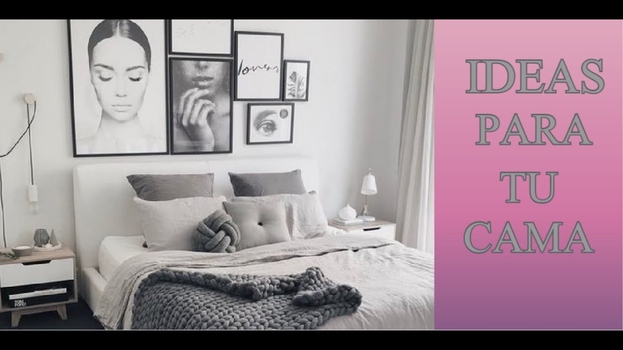 decoracion encima de la cama
