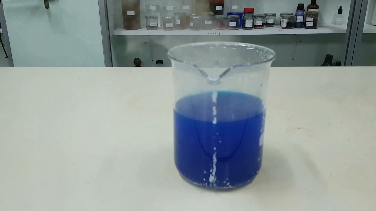 disolvente en cristales