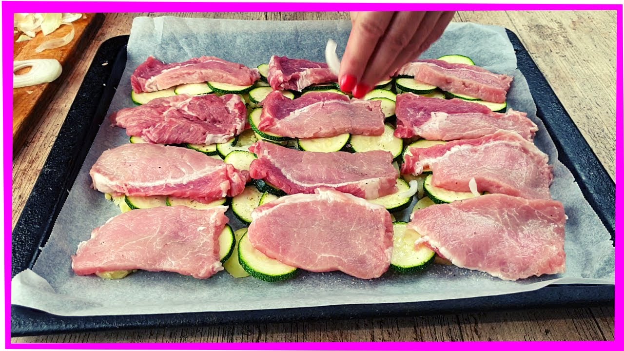 filetes de lomo al horno con patatas