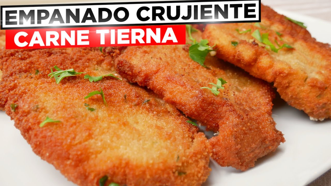 filetes empanados jugosos