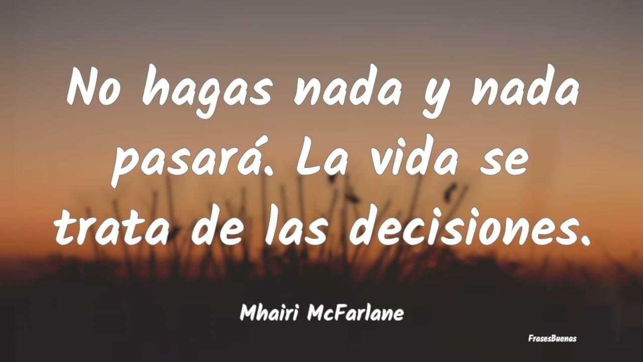frases con decisiones