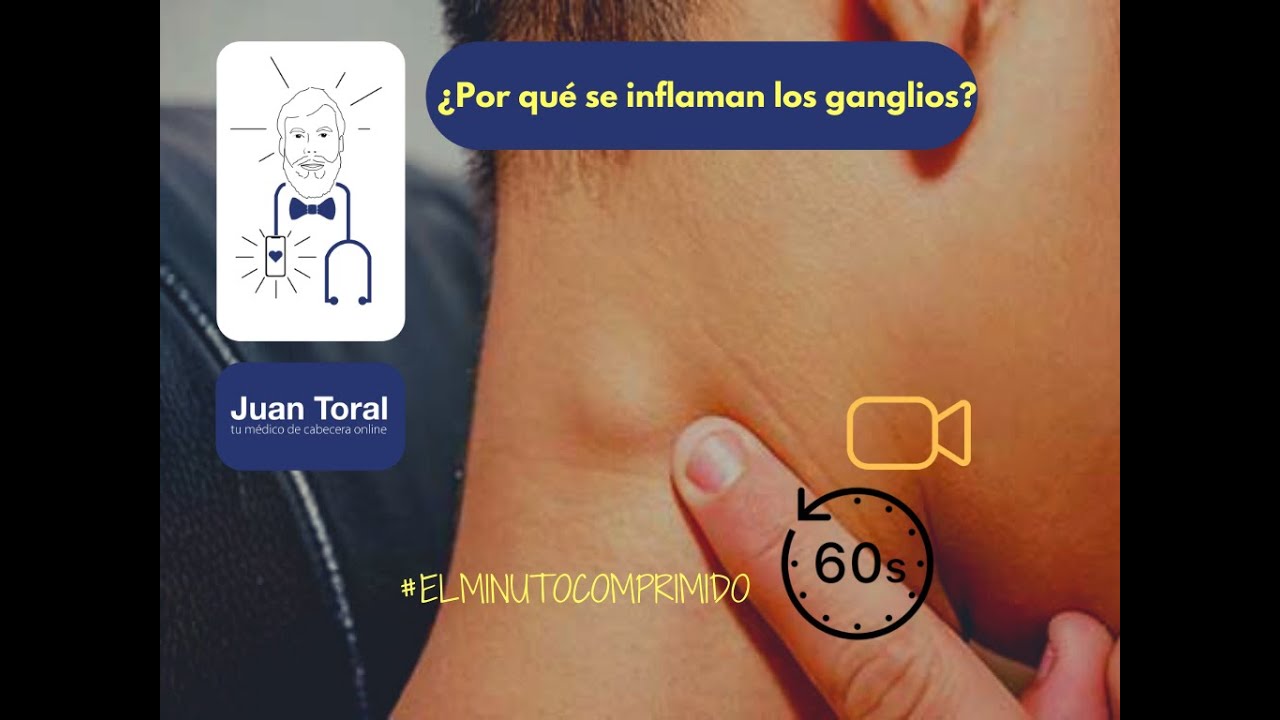 ganglio inflamado cuello por estres