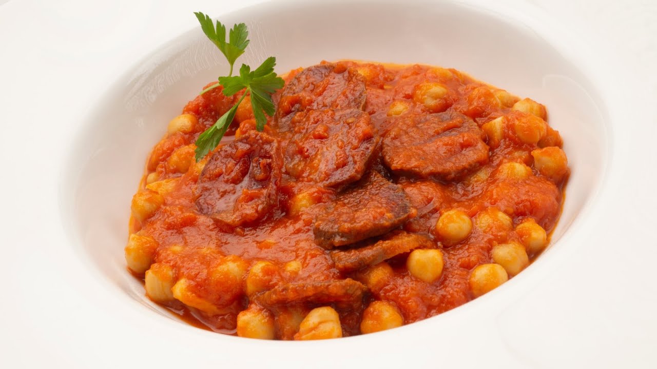 garbanzos con chorizo arguiñano