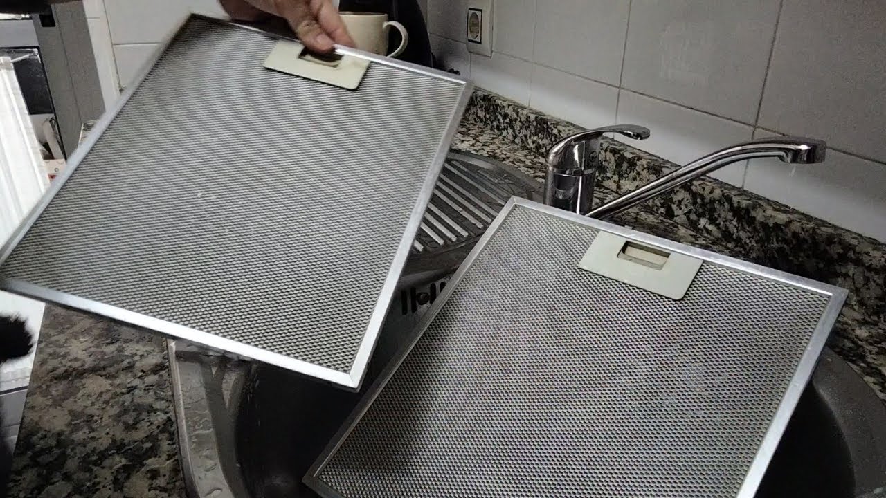 limpiar filtros campana extractora con bicarbonato
