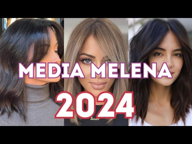 media melena puntas desfiladas