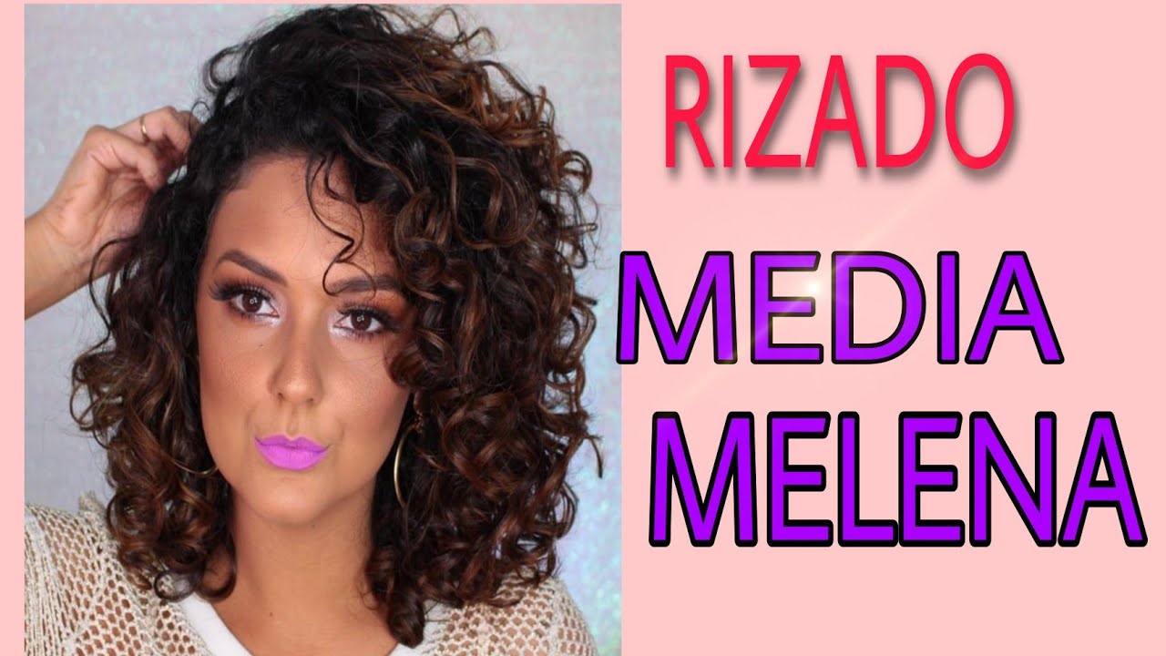 media melena rizado