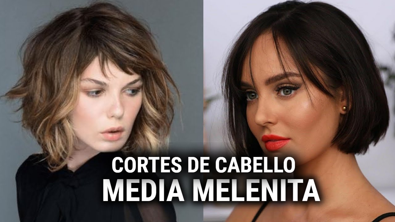 melenas rectas cortas