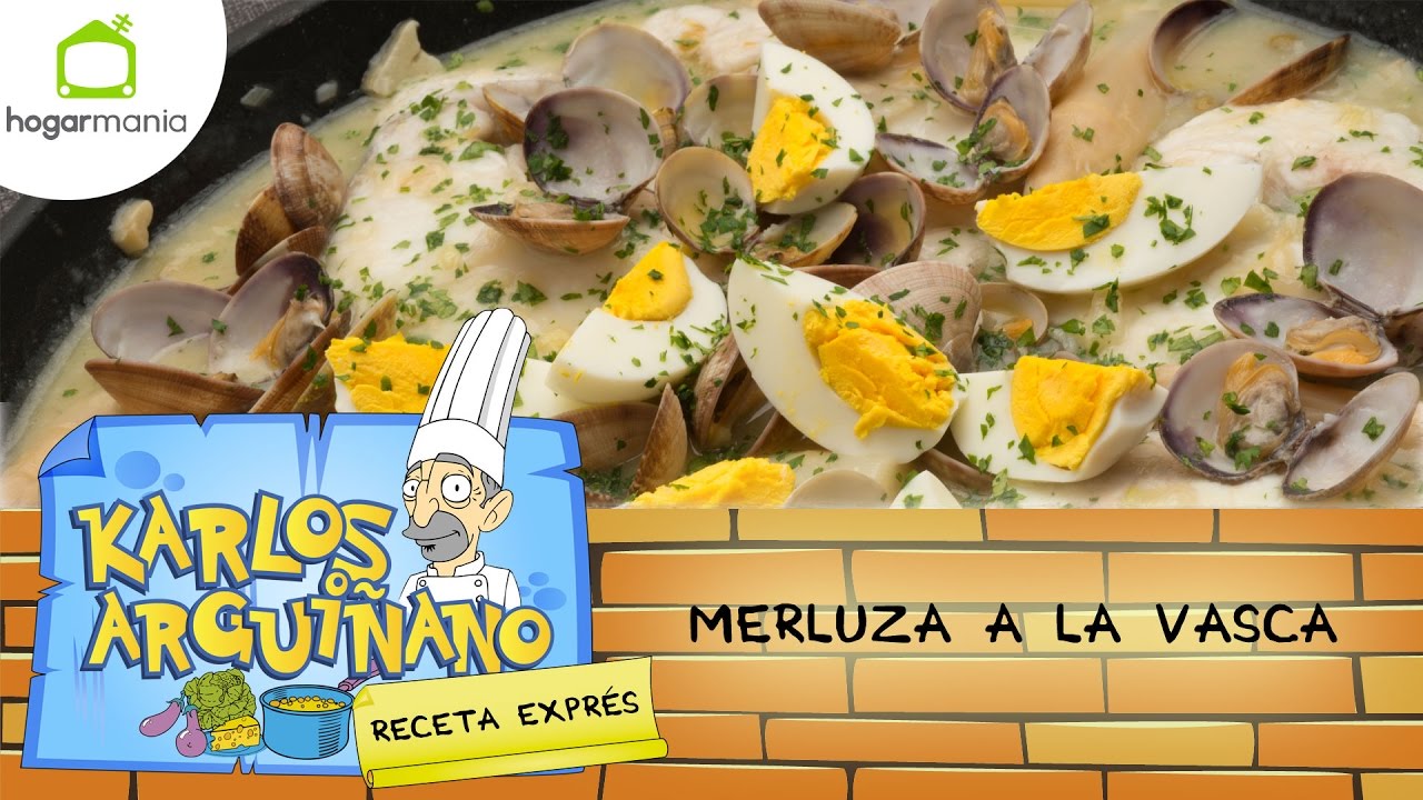 merluza a la vasca con almejas y gambas