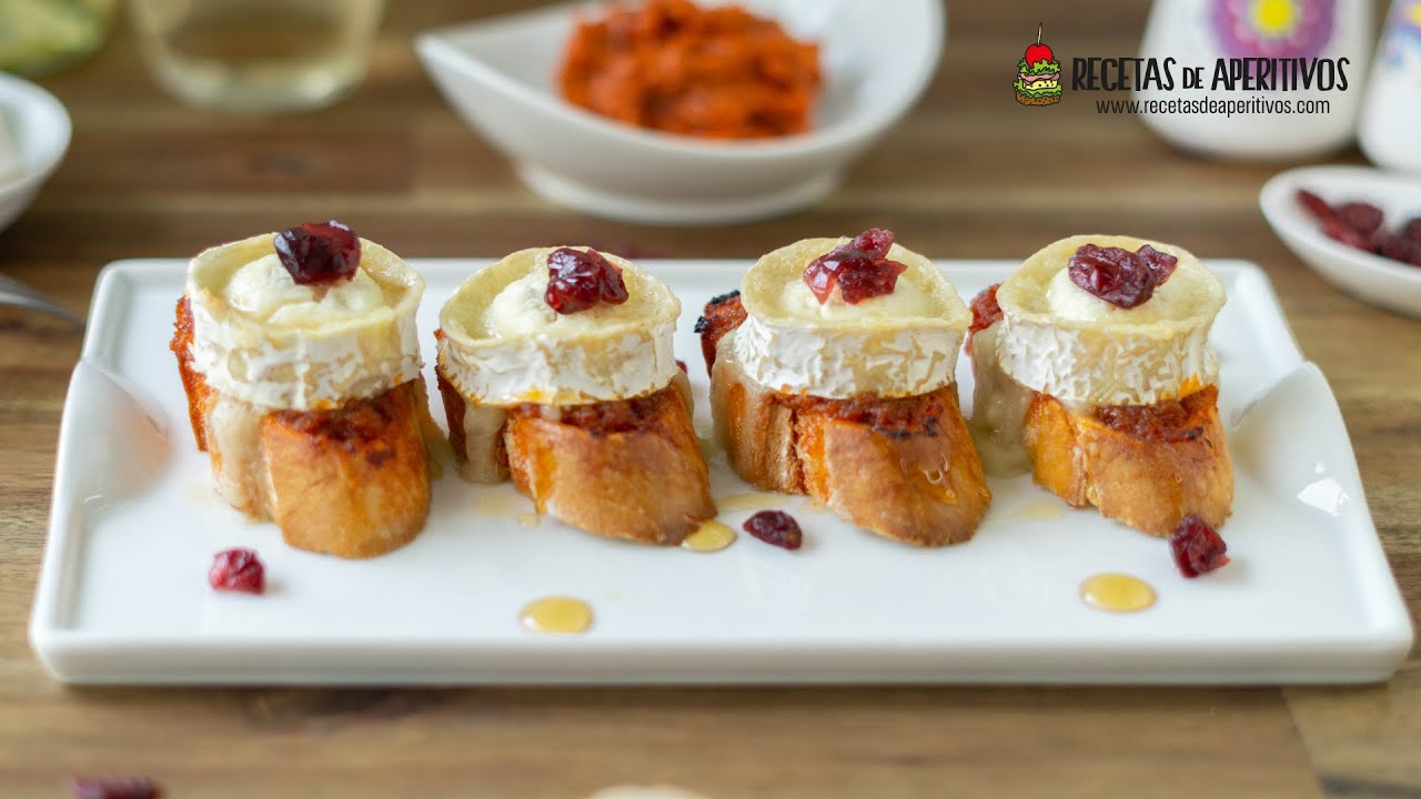 montadito con queso de cabra