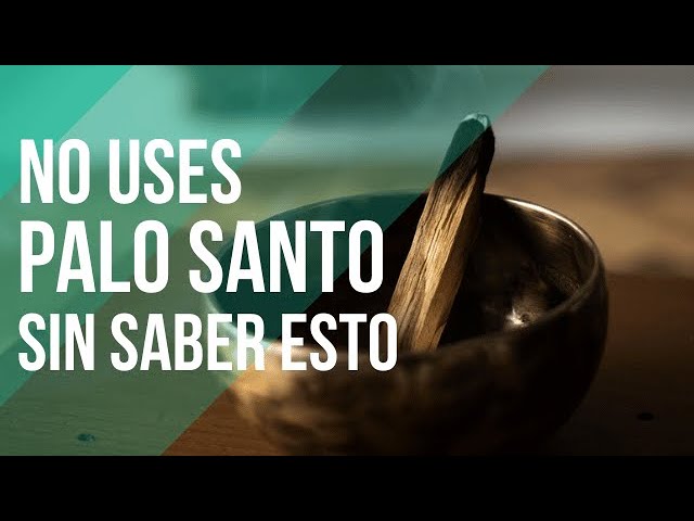palo santo como usar