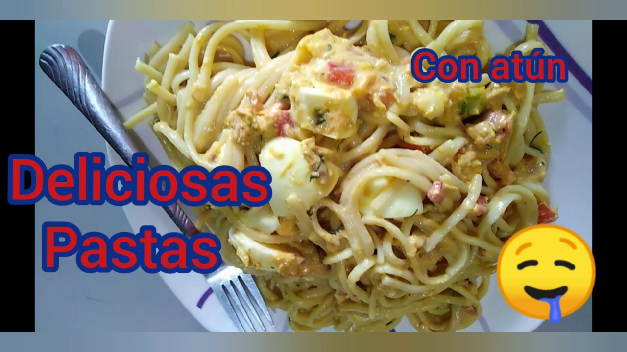 pasta atun y huevo