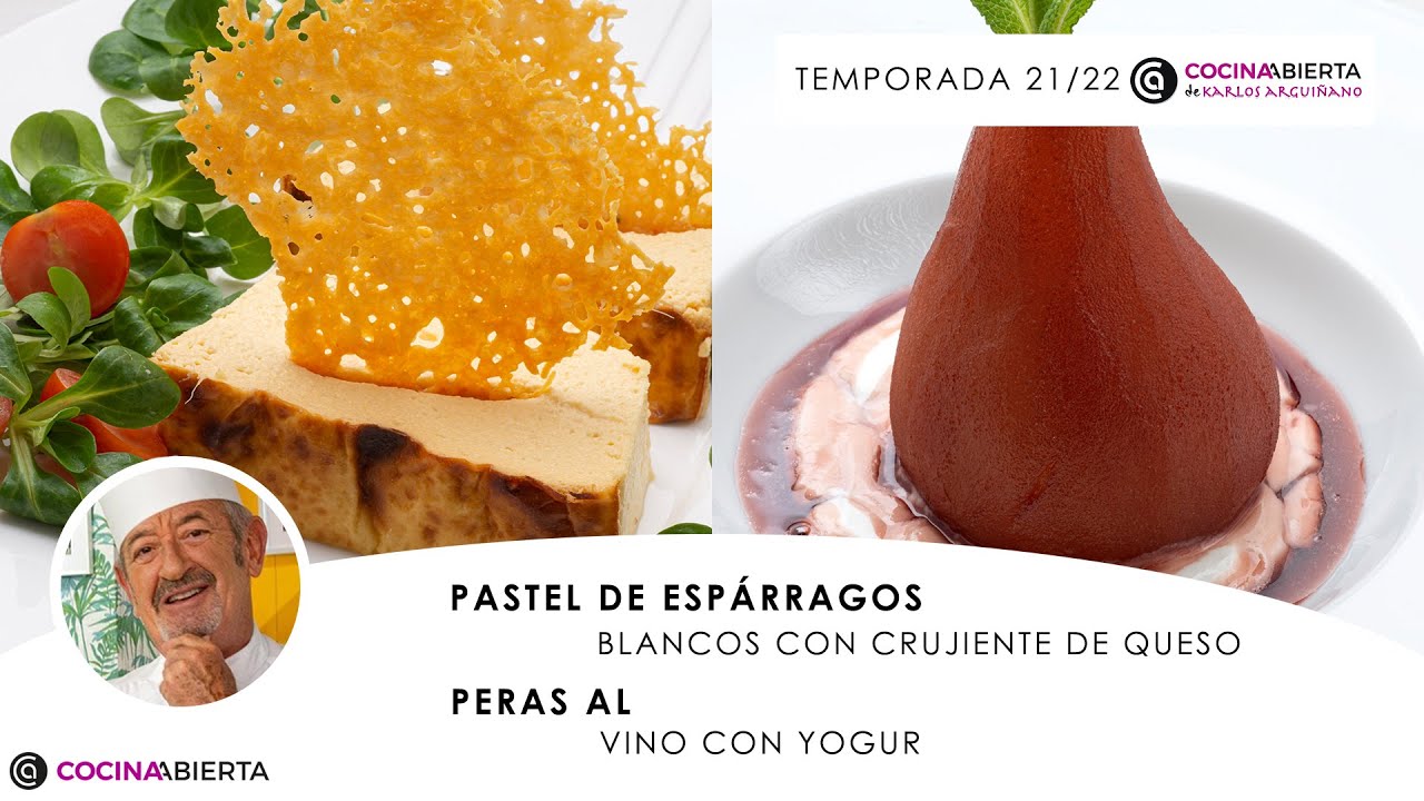 pastel de espárragos blancos arguiñano