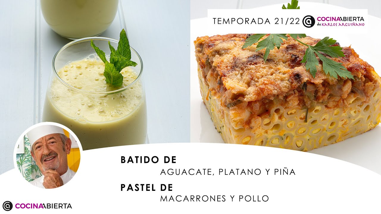pastel de macarrones con pollo de karlos arguiñano