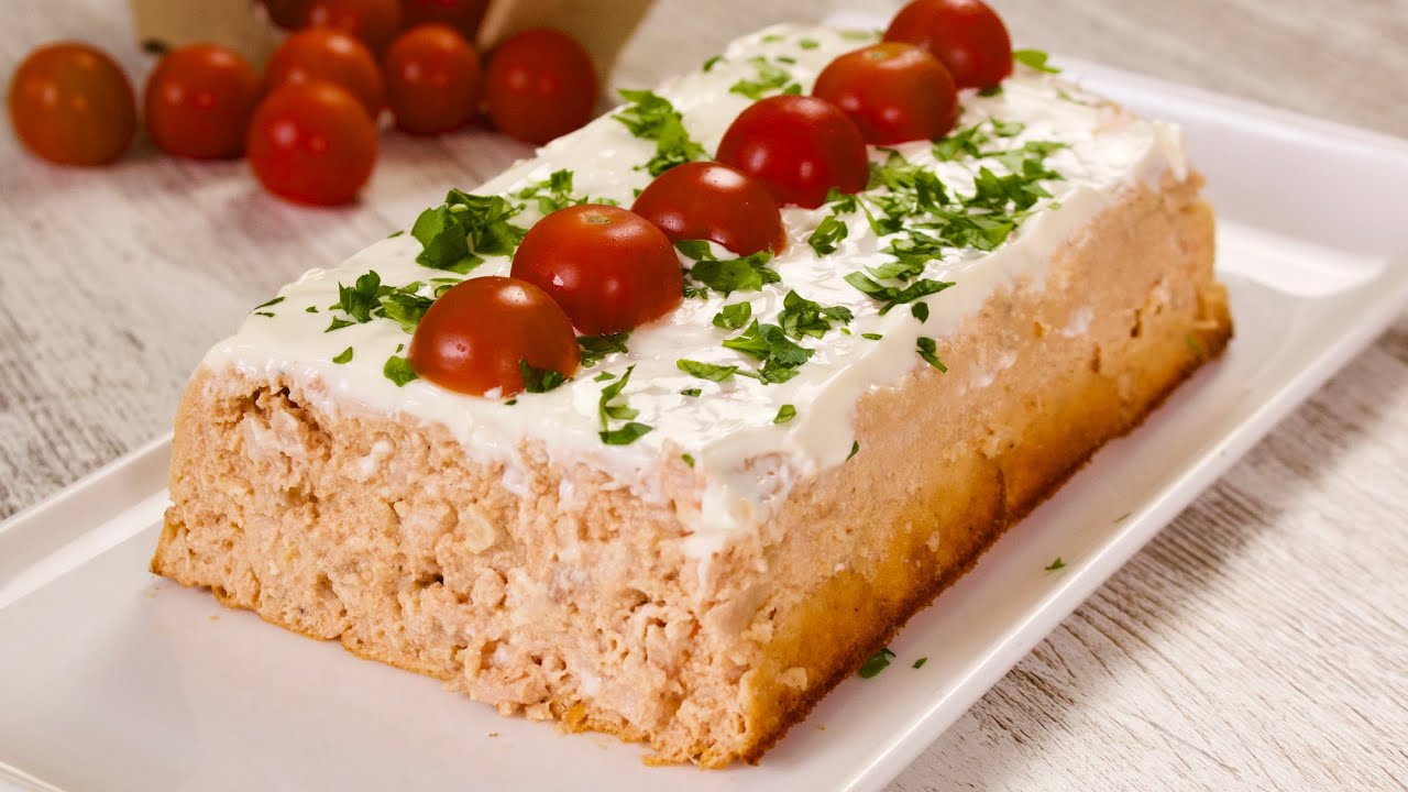 pastel de salmón fresco sin horno