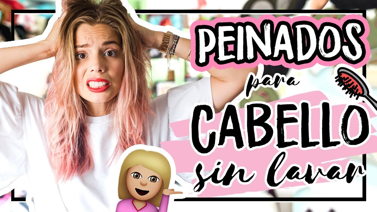 peinados para disimular el pelo sucio