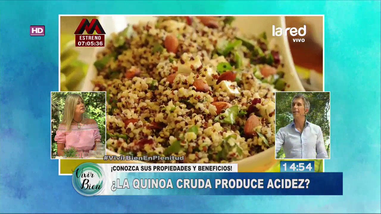 quinoa cruda y cocida