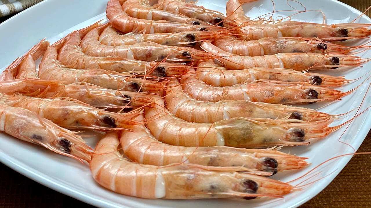 receta cocer gambas