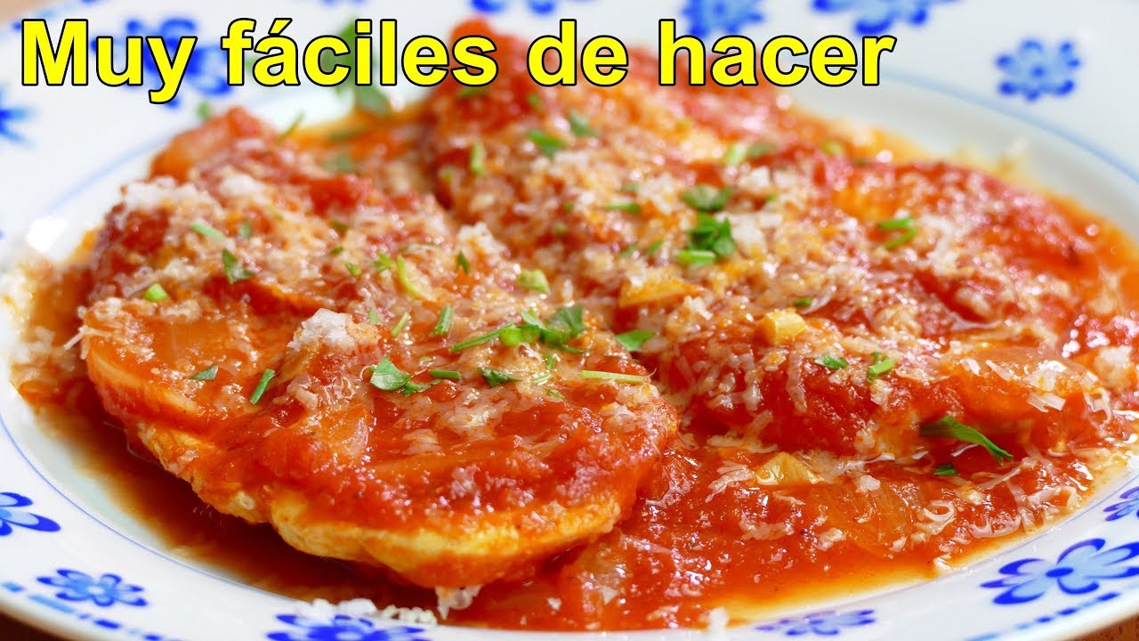 receta filetes de pollo en salsa