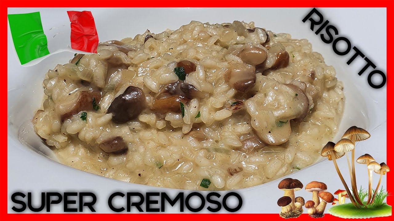 risotto de setas con parmesano