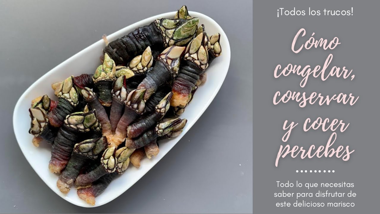 se pueden congelar percebes cocidos