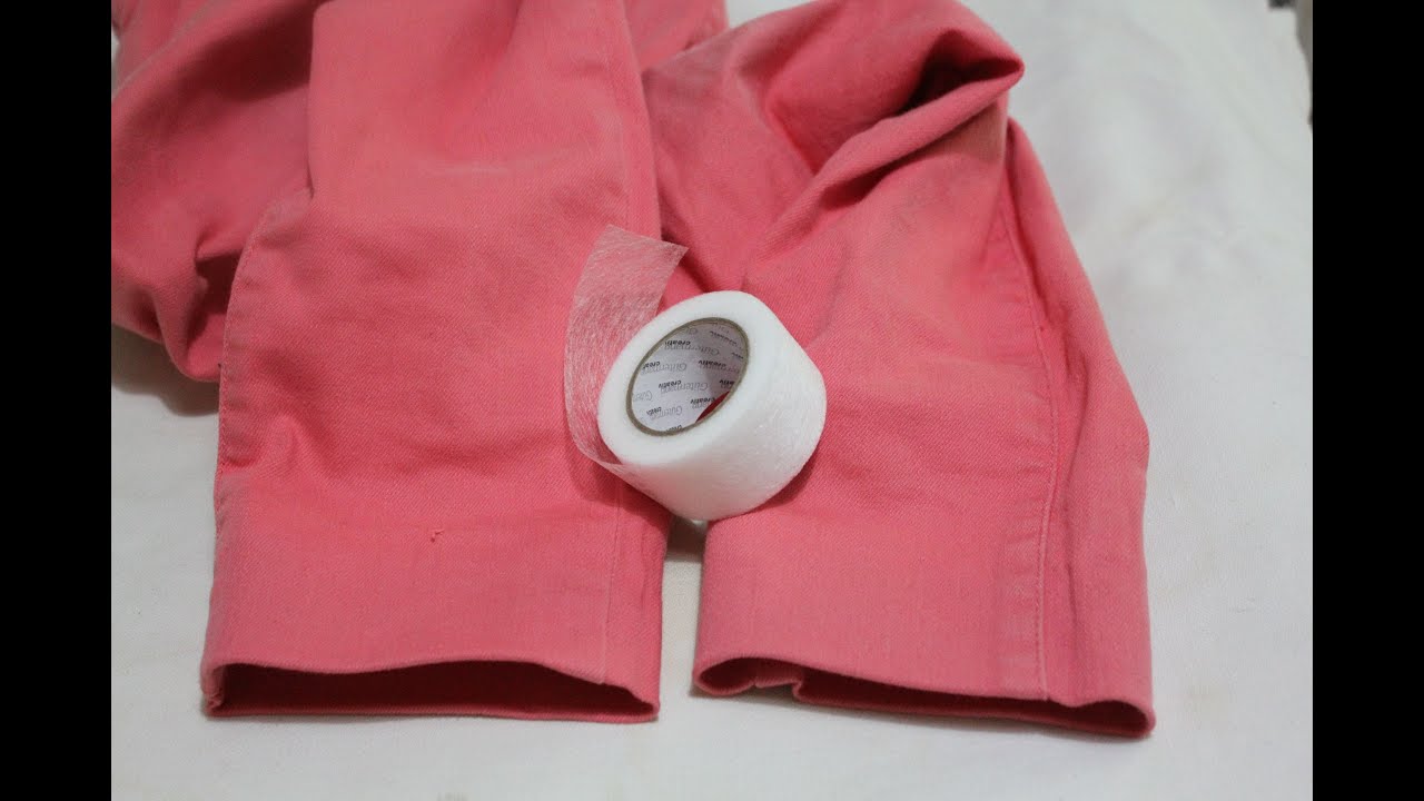 subir bajo pantalon sin coser